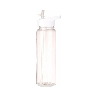 Glowiscent Transparent 24 oz Sports Hydration Bottle with Straw, BPA-Free