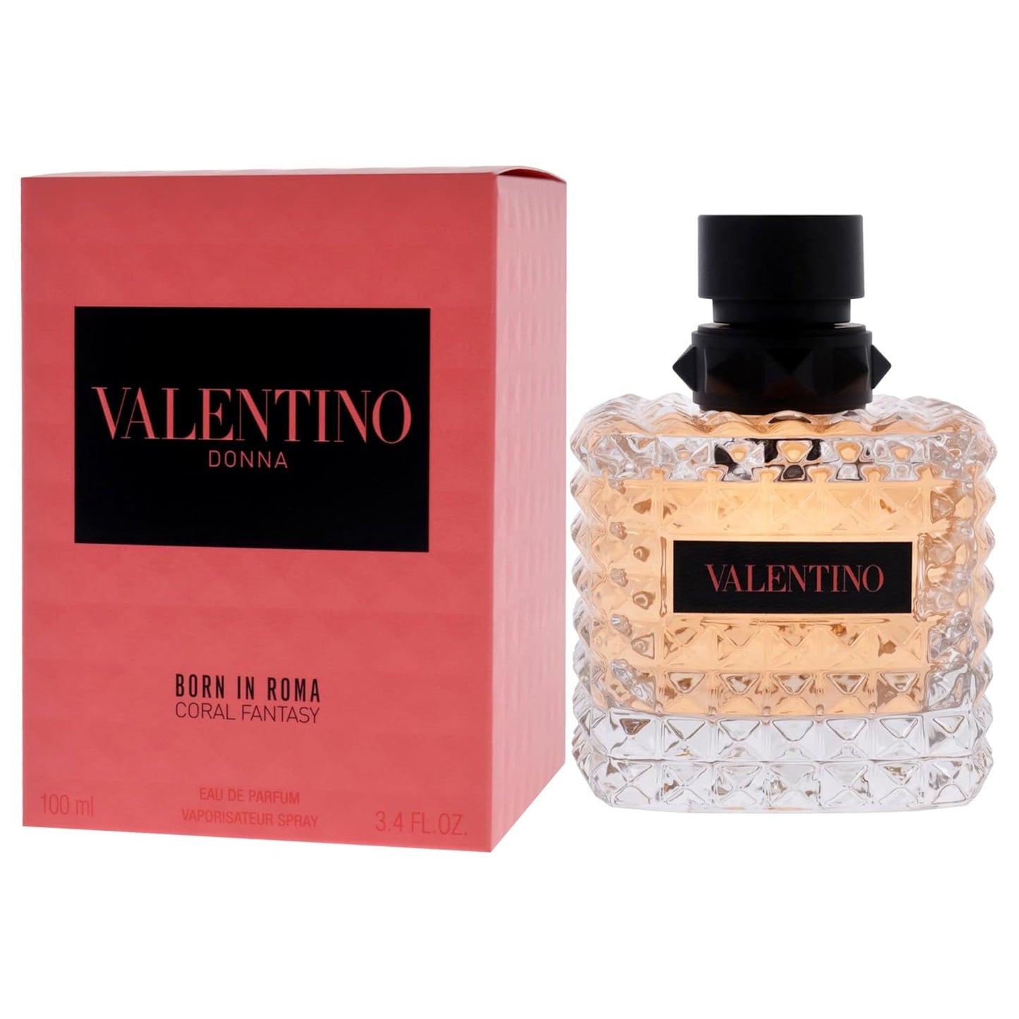 Valentino Donna Born In Roma Coral Fantasy [ Eau de Parfum Spray ] Bottle Size: 3.4 oz 100ml