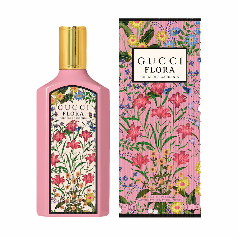 Gucci Flora Gorgeous Gardenia for Women [ Eau de Parfum Spray ] Bottle Size: 3.4 oz 100ml