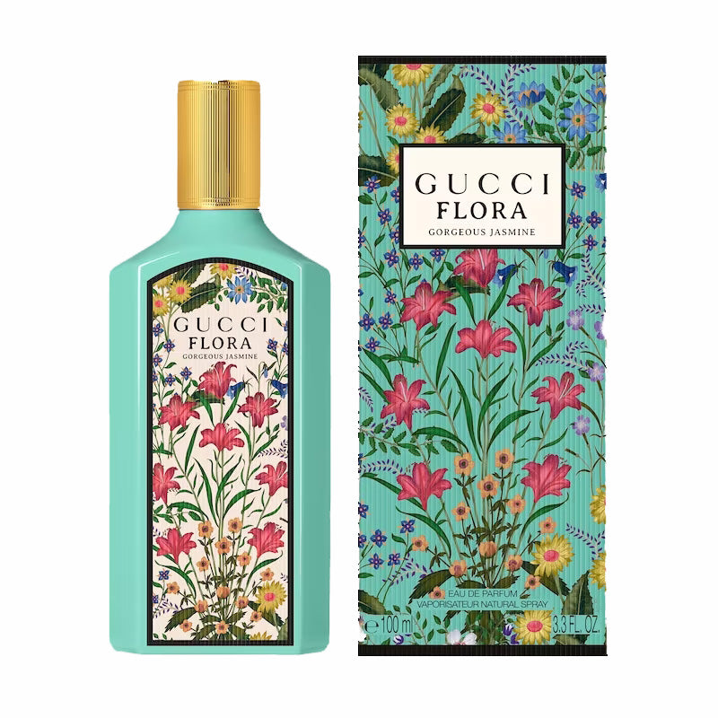 Gucci Flora Gorgeous Jasmine for Women [ Eau de Parfum Spray ] Bottle Size: 3.3 oz 100ml