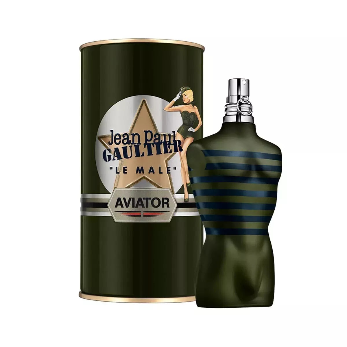 Jean Paul Gaultier Le Male Aviator [ Eau De Parfum Spray ] Bottle Size: 4.2 oz 125ml