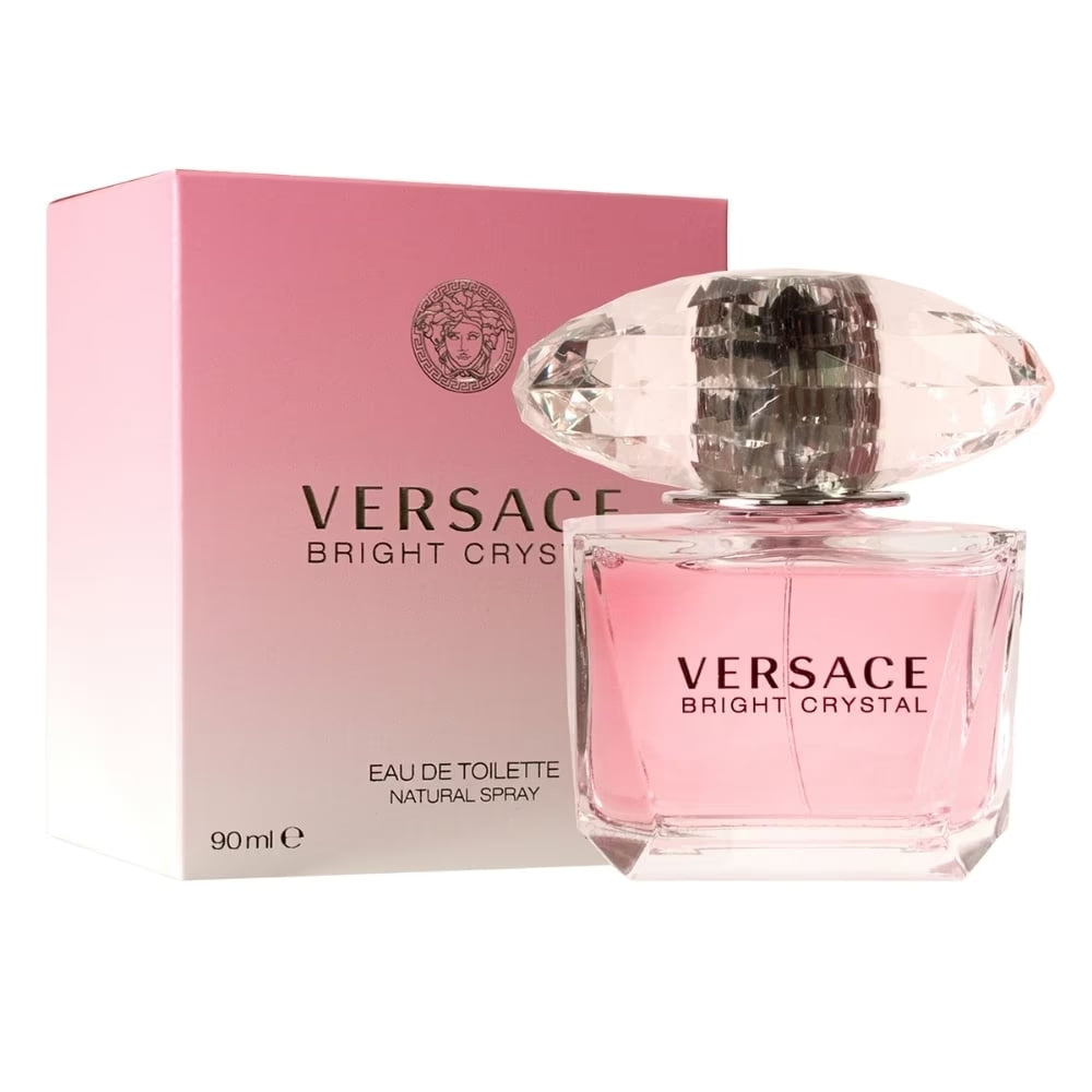 Versace Bright Crystal [ Eau De Toilette ] Bottle Size: 3 oz 90ml