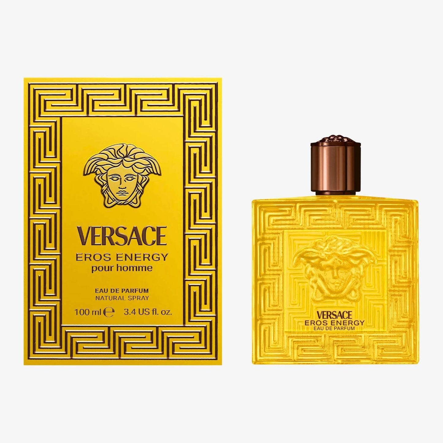 Versace Eros Energy Pour Homme [ Eau De Parfum Spray ] Bottle Size: 3.4 oz 100ml